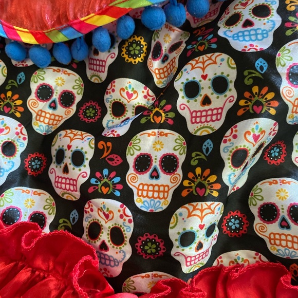 DAY OF THE DEAD DRESS SIZE MEDIUM 🌟EUC🌟 - Picture 6 of 12